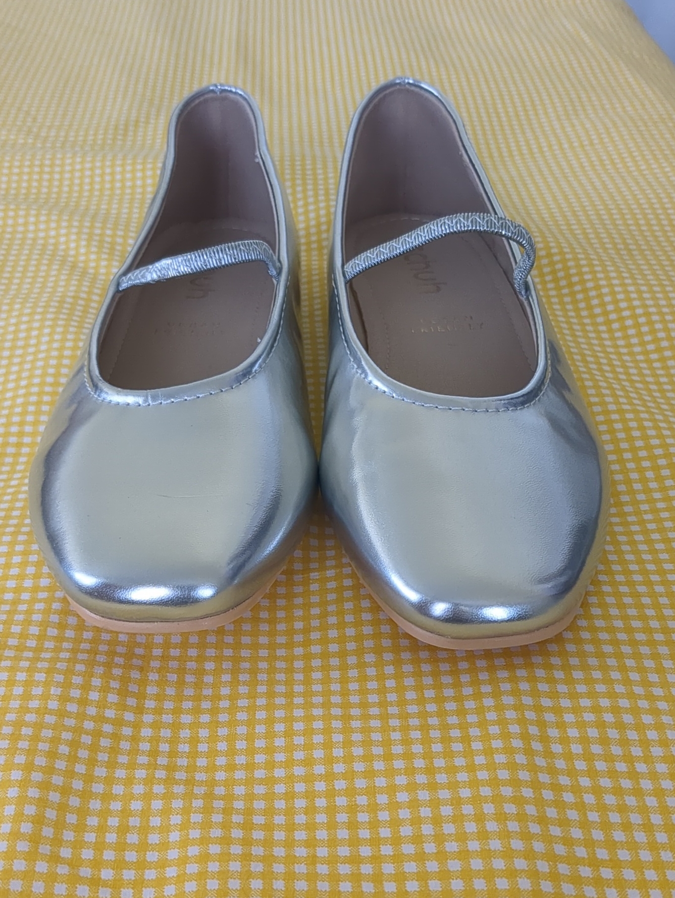 Schuh Silver Mary Jane Ballet Flats — image 5 of 6